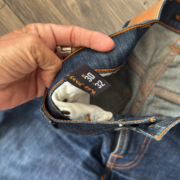 Japanese brand Nudie Jeans Slim Jim Vintage Mens Denim Pants Jeans Size 30 - Picture 5 of 12